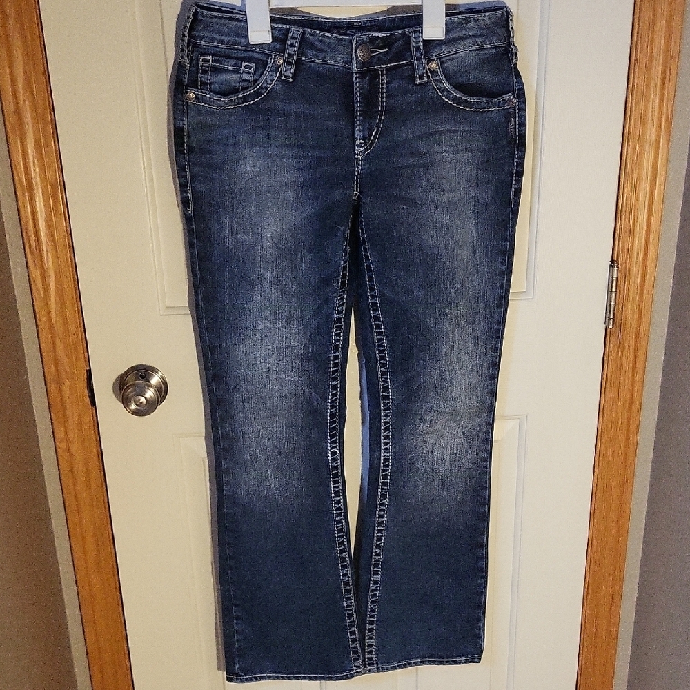 Silver Jeans Blue Straight Leg Denim